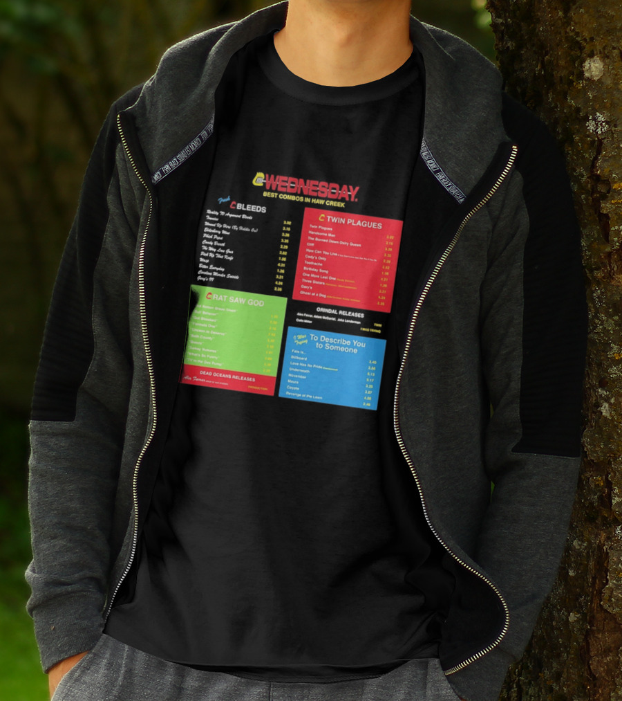 Wednesday Best Combos In Haw Creek Twin Plagues Rat Saw God Release T-Shirt