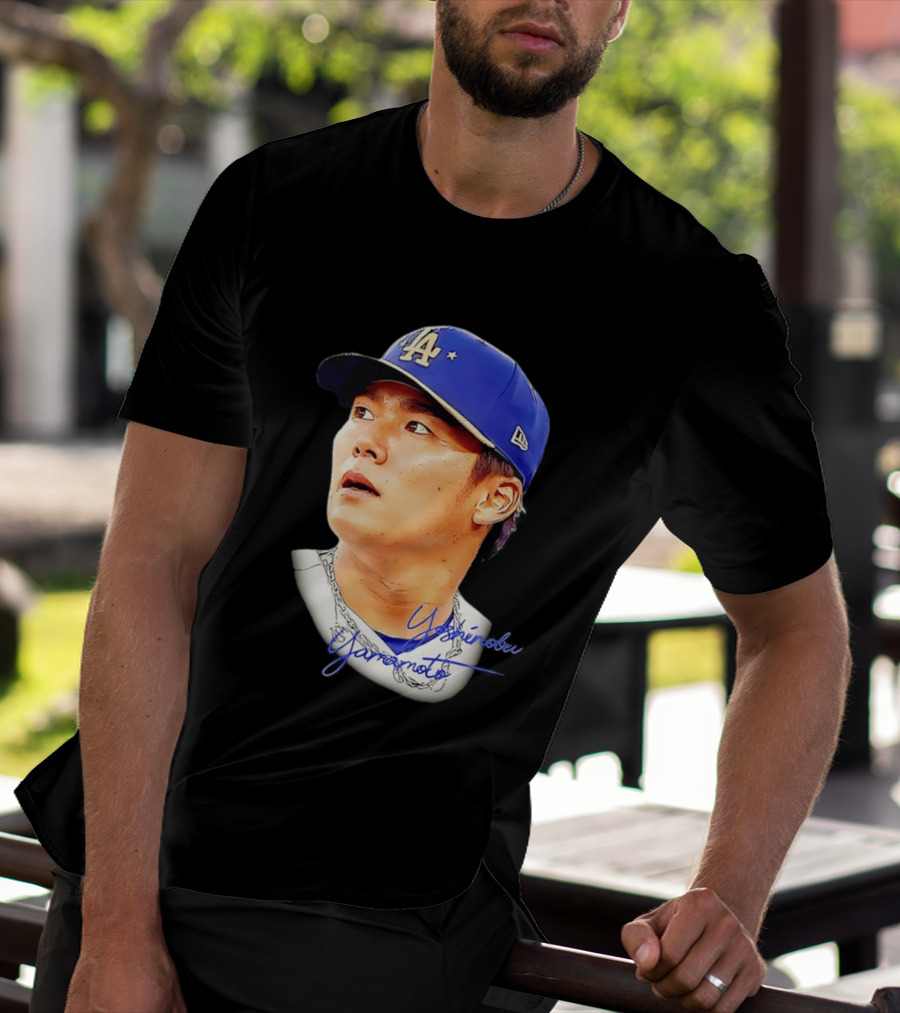 Yoshinobu Yamamoto Los Angeles Dodgers Baseball Player T-Shirt