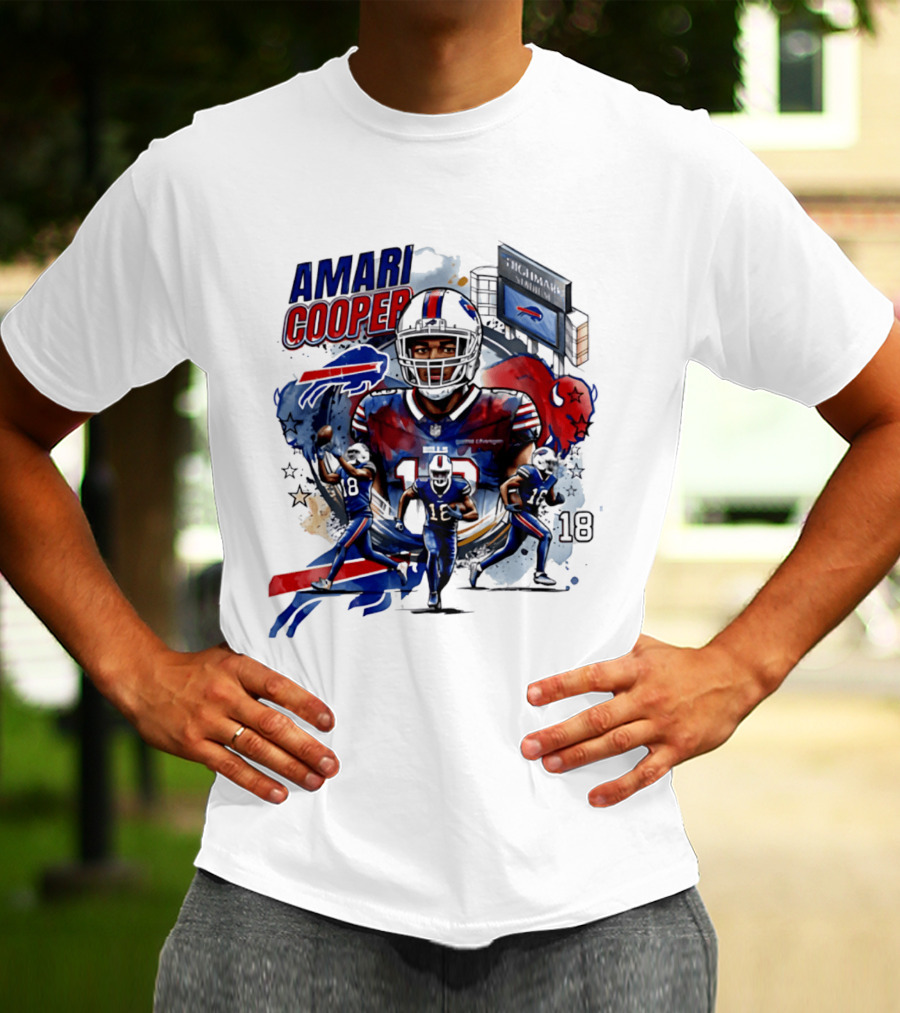 Amari Cooper Football 18 Stadium Buffalo Bills T-Shirt