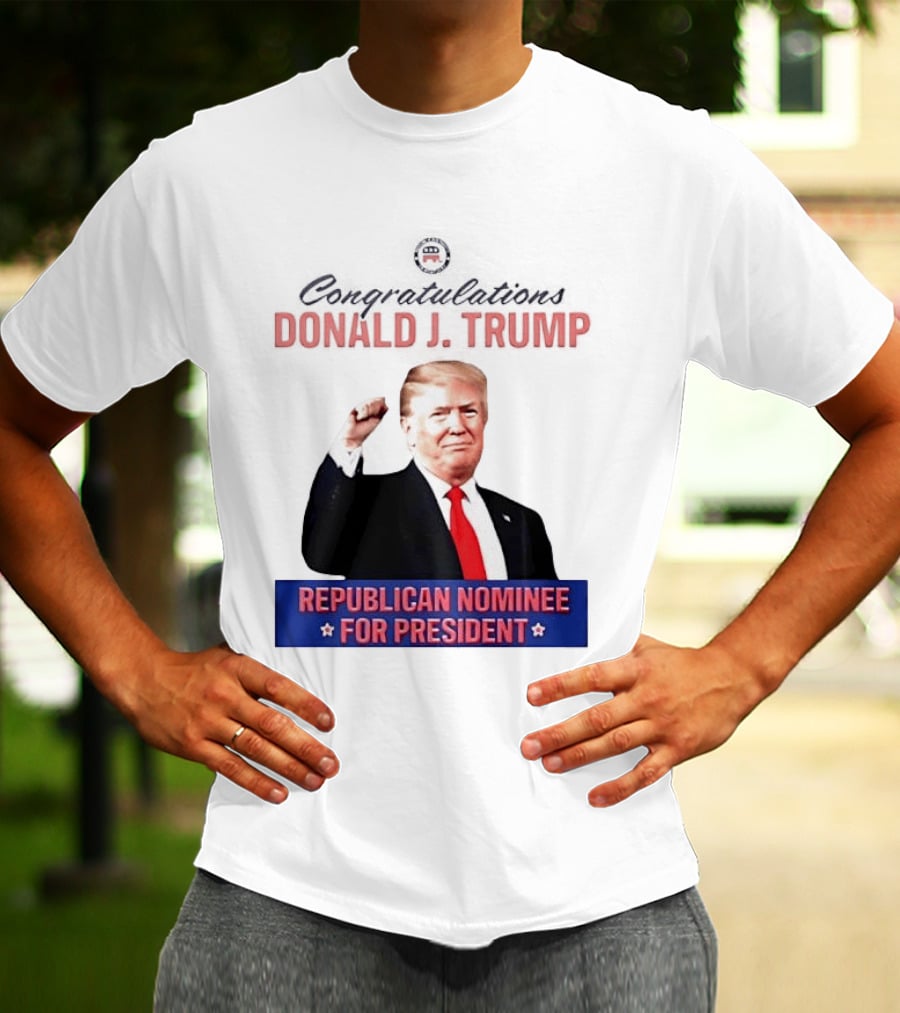 Donald J Trump Republican Nominee For President Conservatives T-Shirt