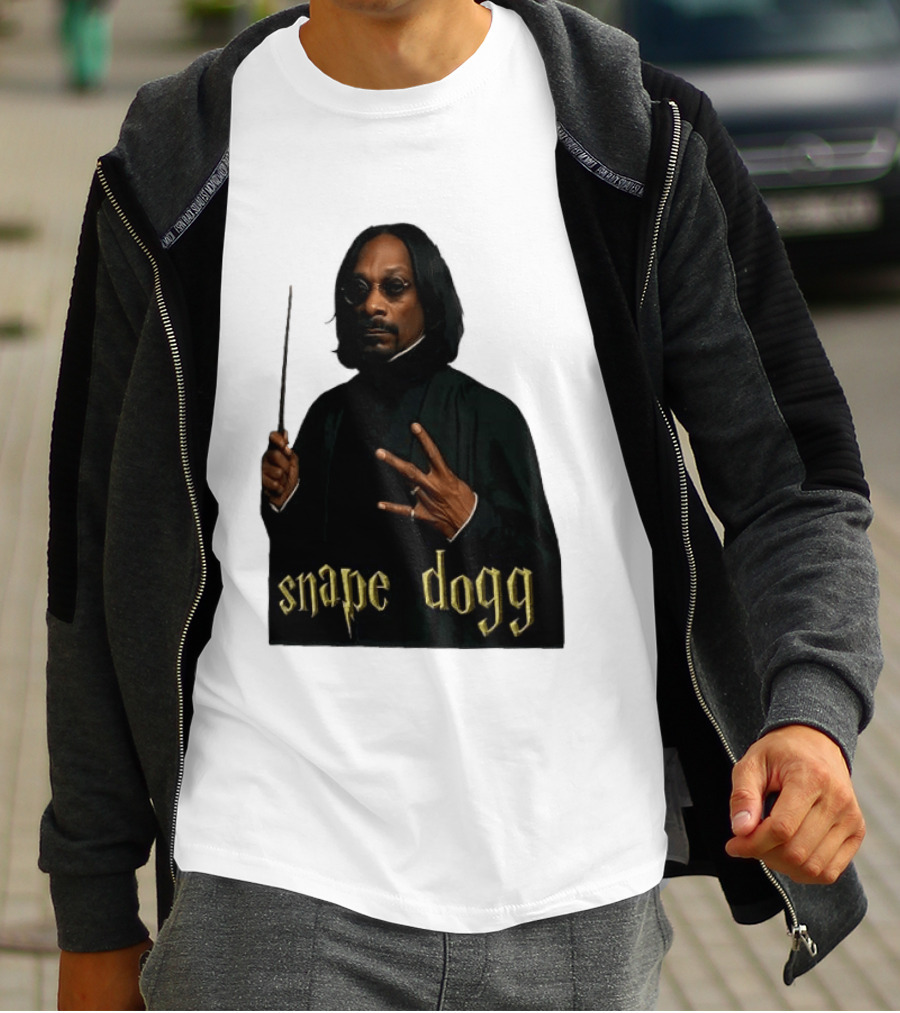 Snape Dogg Snoop Dogg Wizard Mashup Humor T-Shirt