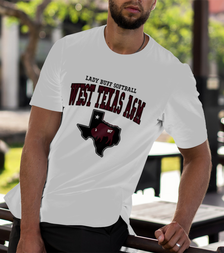 Lady Buff Softball West Texas A&M WT Buffalo T-Shirt