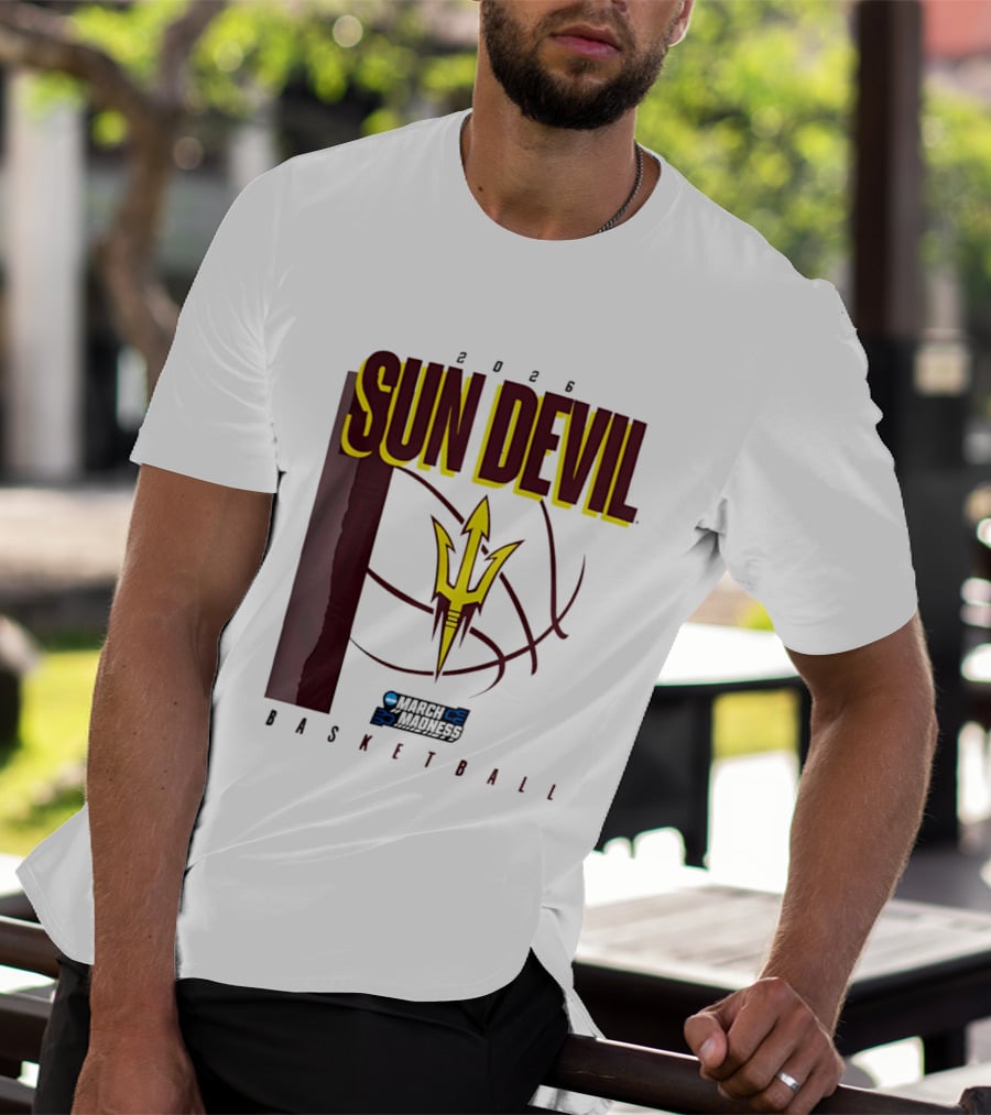 Arizona State Sun Devil Basketball March Madness 2026 T-Shirt