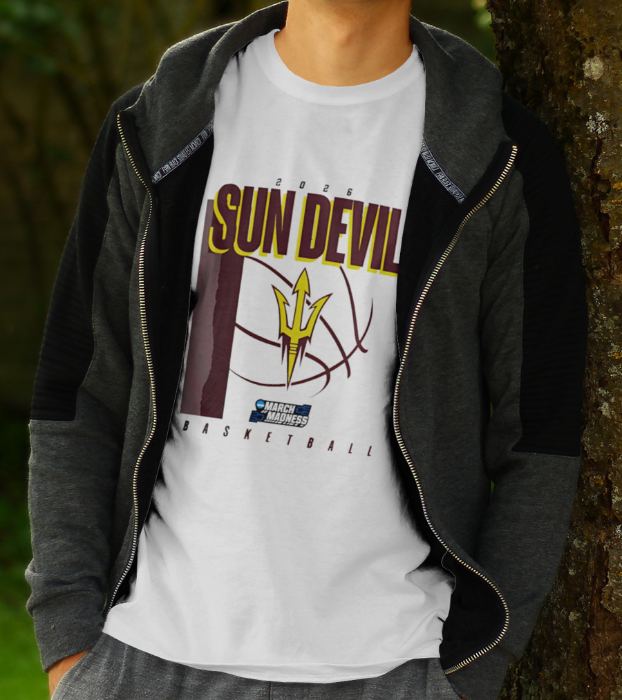 Arizona State Sun Devil Basketball March Madness 2026 T-Shirt