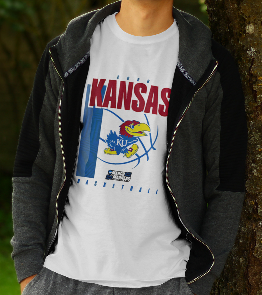 Kansas Jayhawks 2026 NCAA March Madness Basketball T-Shirt