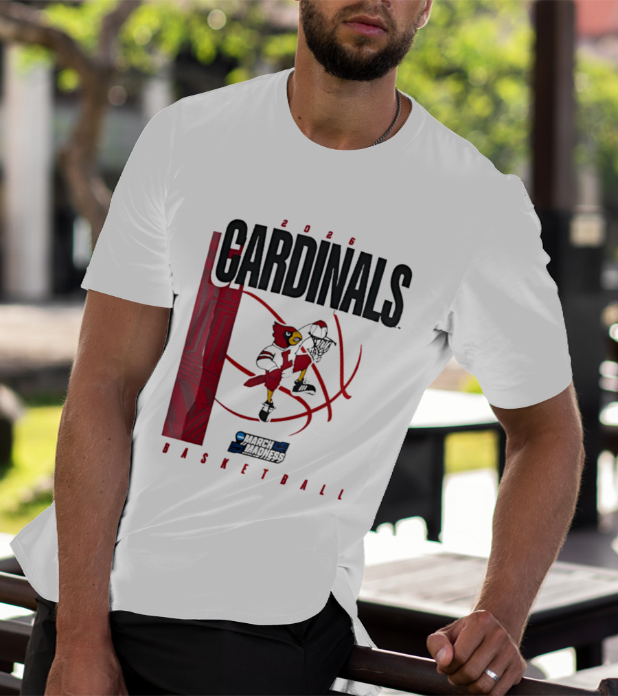 2026 Cardinals March Madness Basketball NCAA T-Shirt