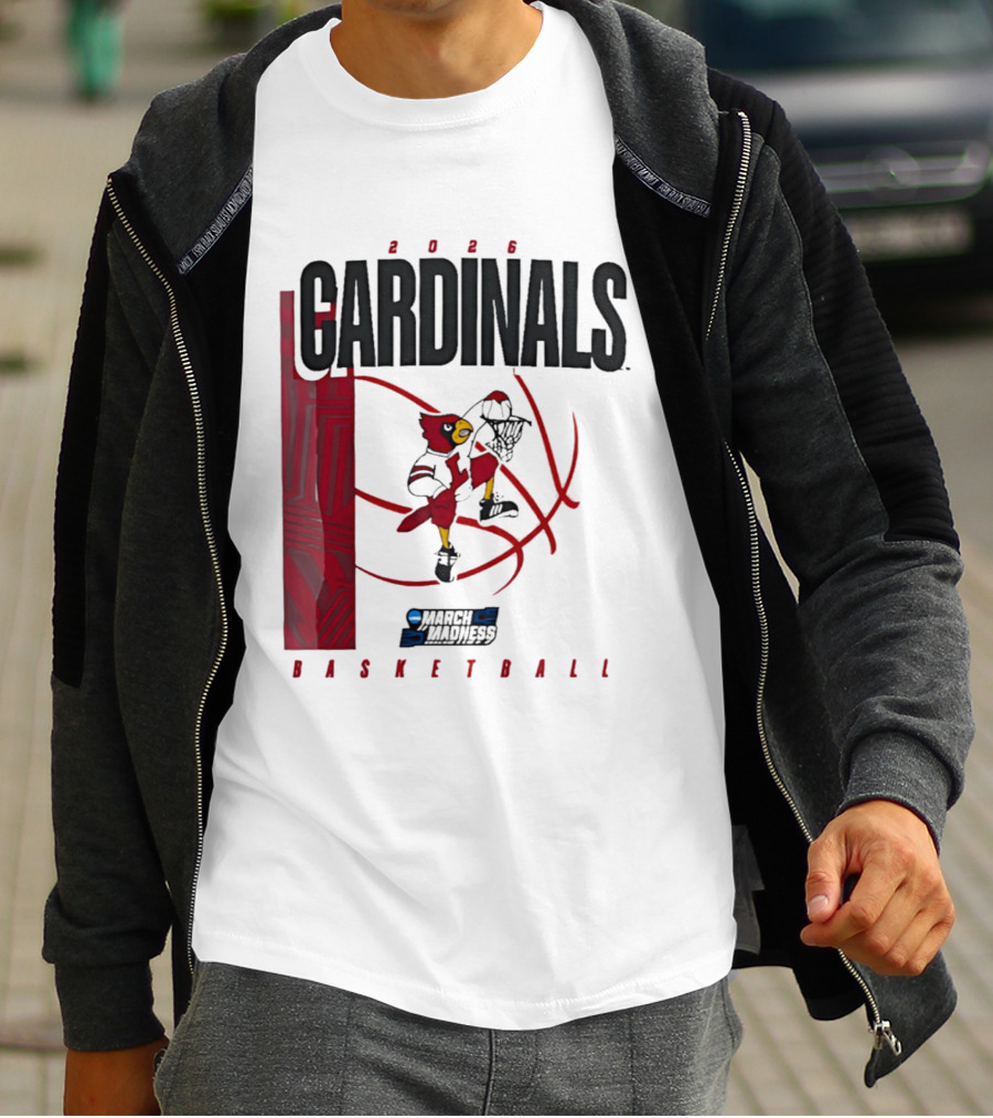 2026 Cardinals March Madness Basketball NCAA T-Shirt