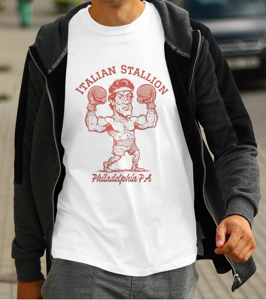 Italian Stallion Rocky Balboa Philadelphia PA Boxing T-Shirt