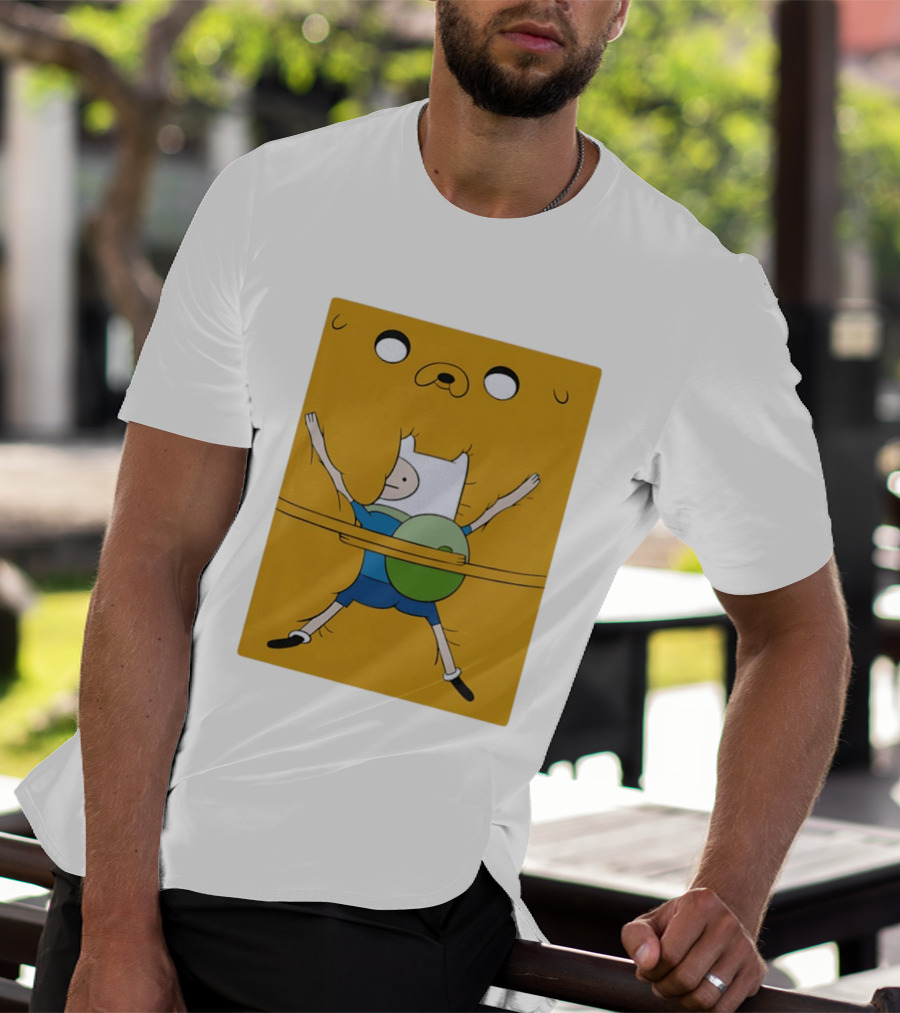 Adventure Time Finn And Jake Bro Hug T-Shirt