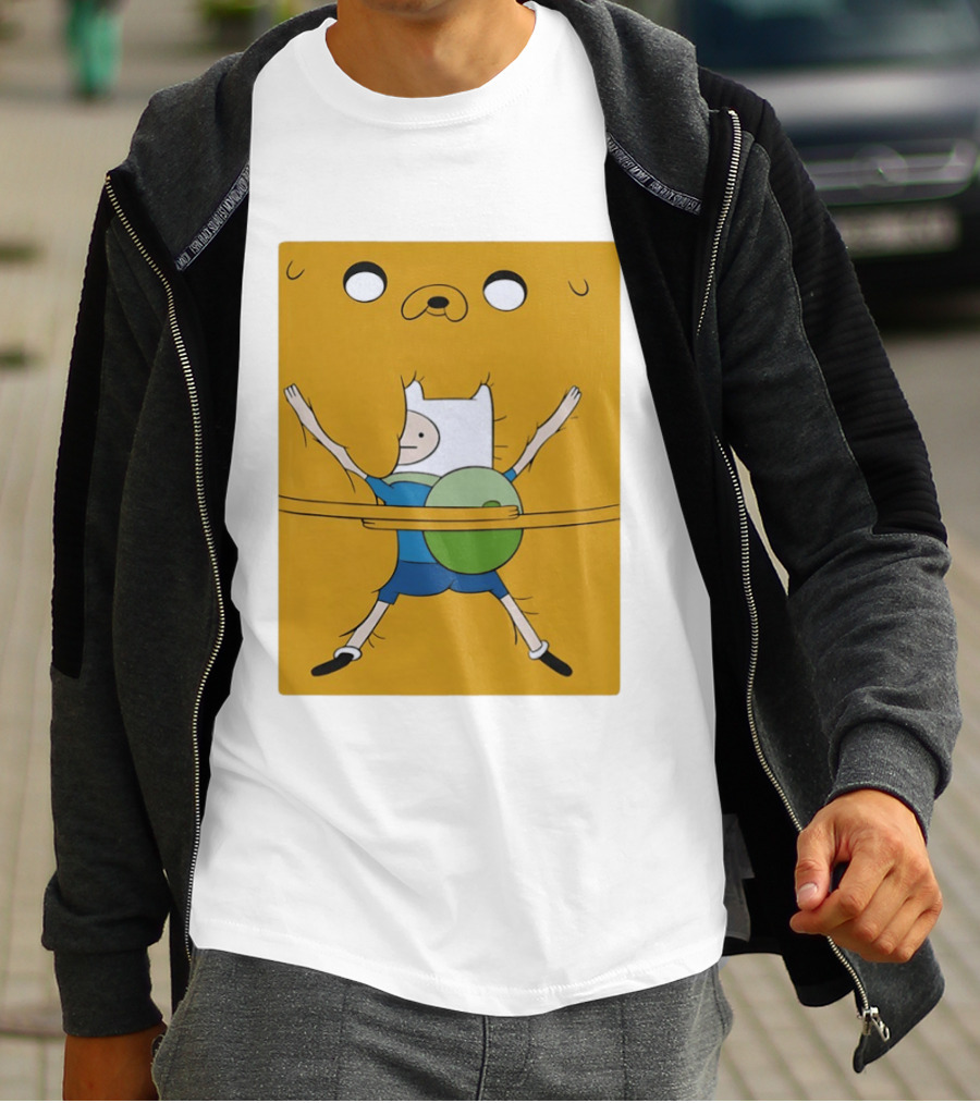 Adventure Time Finn And Jake Bro Hug T-Shirt