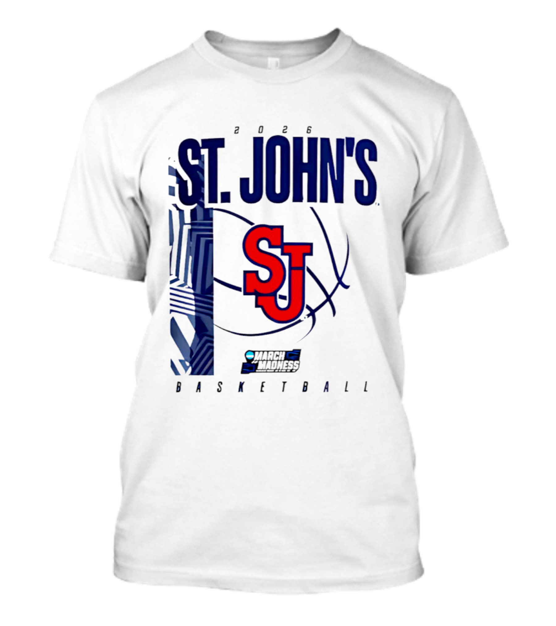 St. John's Red Storm NCAA 2026 March Madness Basketball SJ T-Shirt