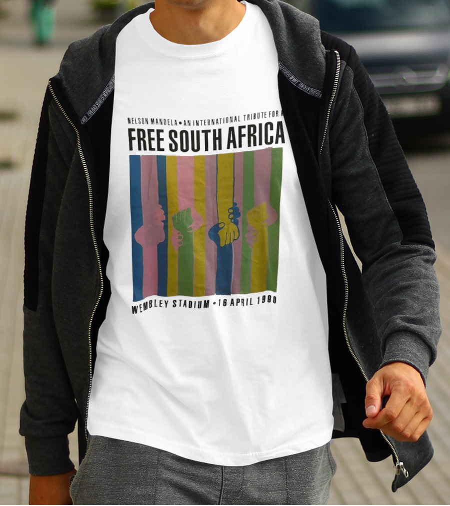 Nelson Mandela An International Tribute For A Free South Africa Wembley Stadium 10 April 1990 T-Shirt