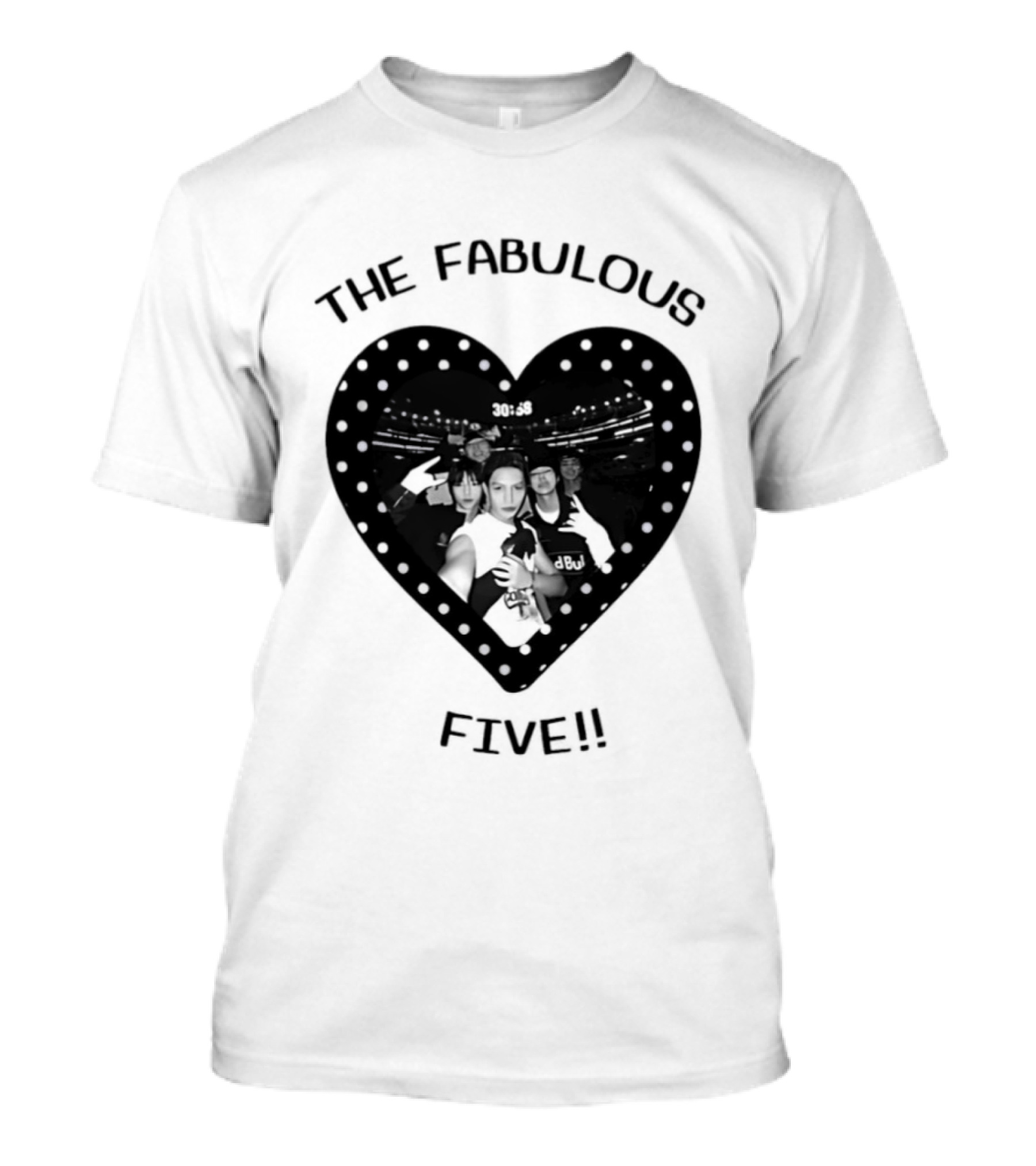 The Fabulous Five Heart Team T-Shirt
