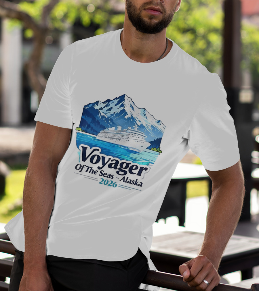 Voyager Of The Seas Alaska 2026 Cruise Adventure Glacier Voyage T-Shirt