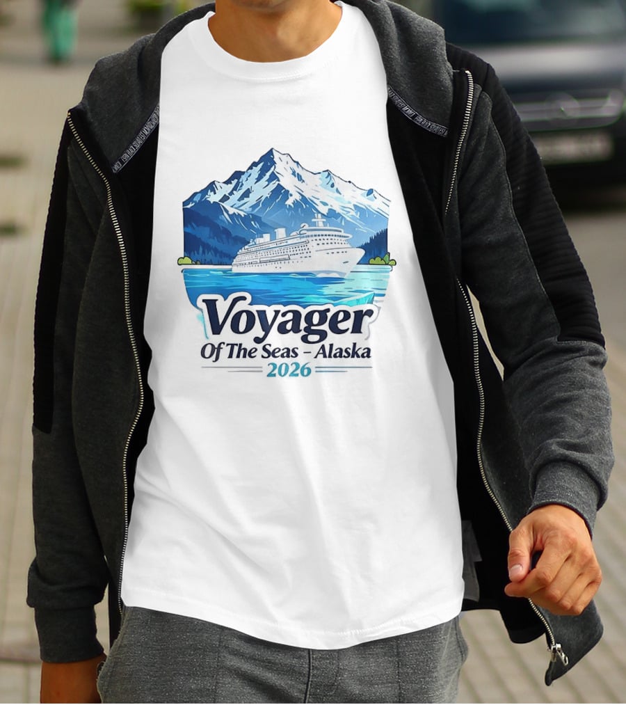 Voyager Of The Seas Alaska 2026 Cruise Adventure Glacier Voyage T-Shirt
