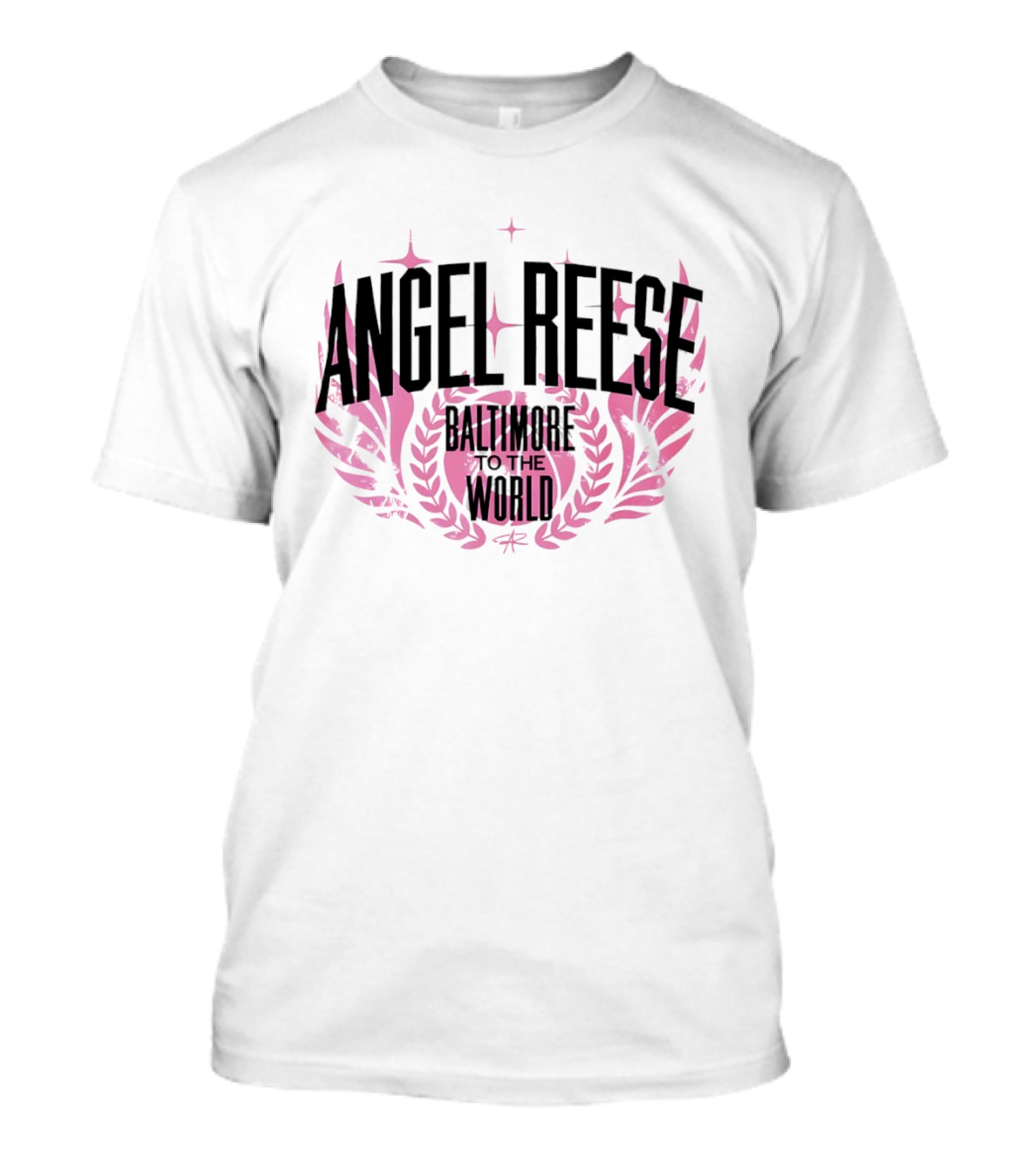 Angel Reese Baltimore To The World Basketball Wings And Stars T-Shirt