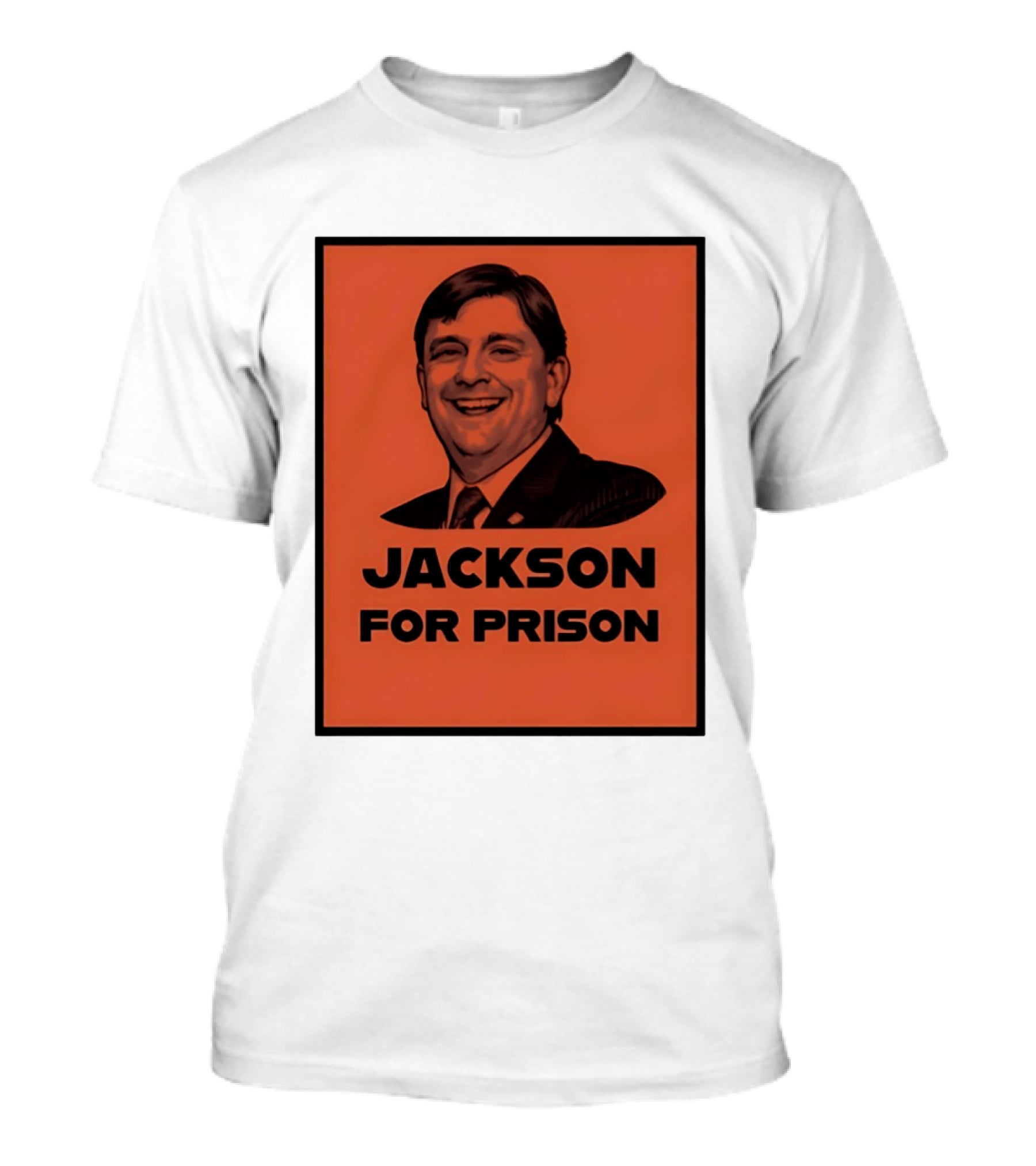 Jackson For Prison Political Satire Red T-Shirt