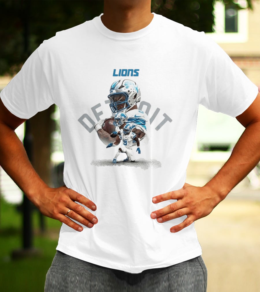 Detroit Lions David Montgomery Tribute 2026 T-Shirt