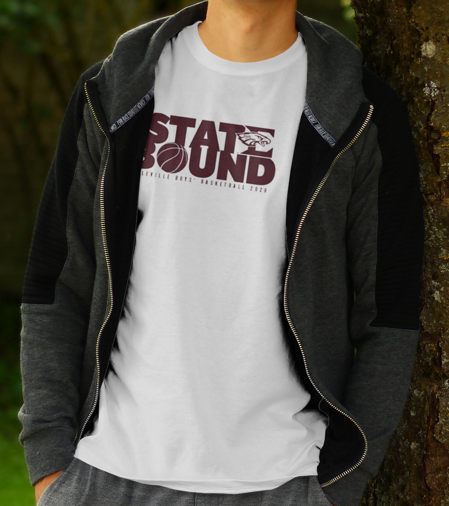 Eagleville Boys' Basketball 2026 State Bound Eagle T-Shirt