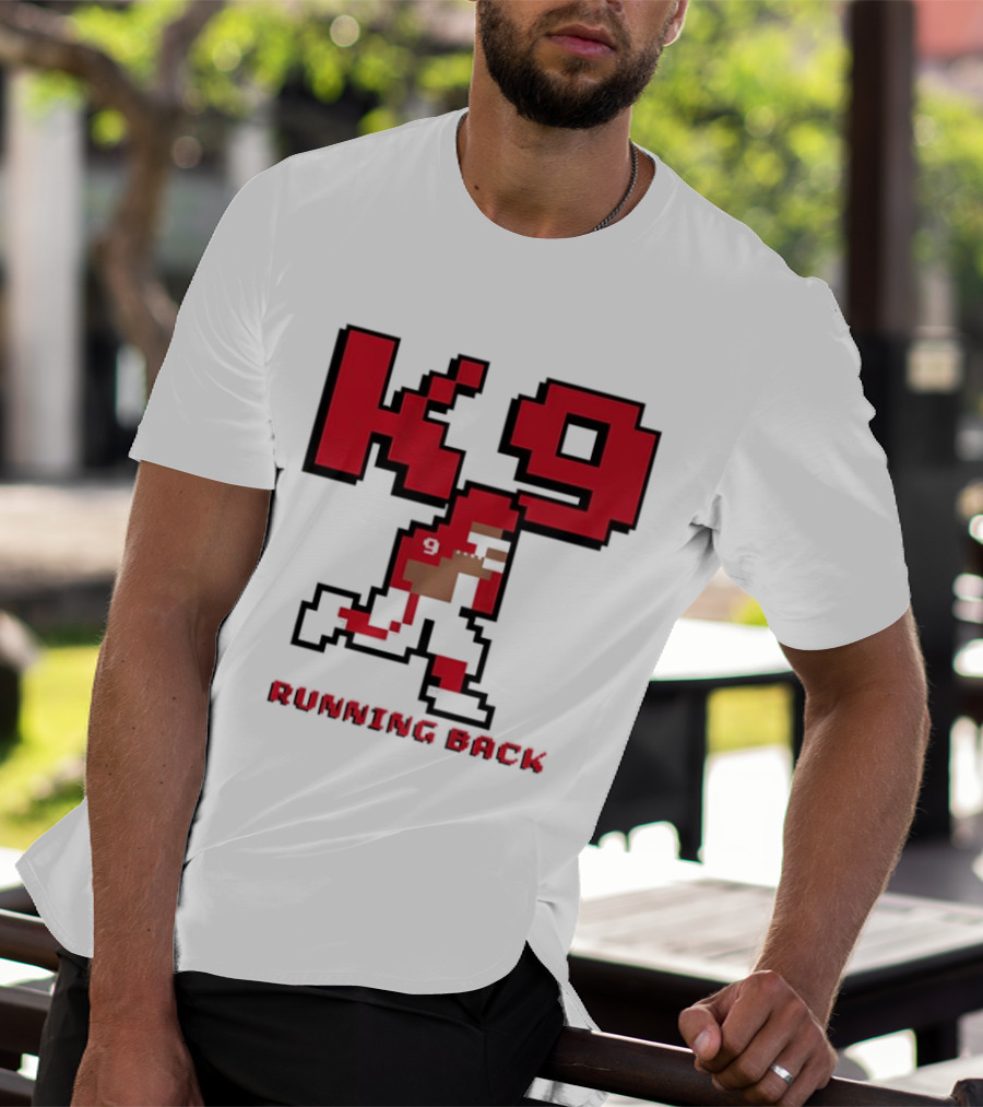 Kenneth Walker III K9 Running Back Pixel Art Kansas City Chiefs T-Shirt
