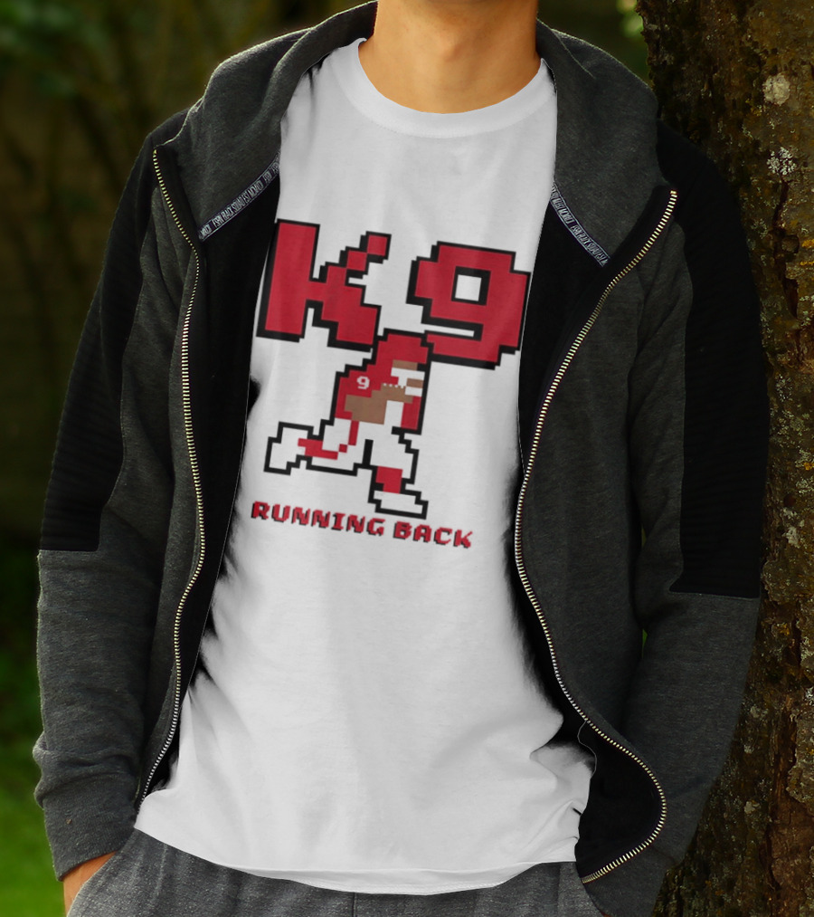 Kenneth Walker III K9 Running Back Pixel Art Kansas City Chiefs T-Shirt