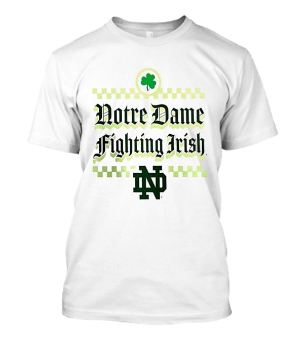 Notre Dame Fighting Irish ND Clover St Patrick's Day T-Shirt