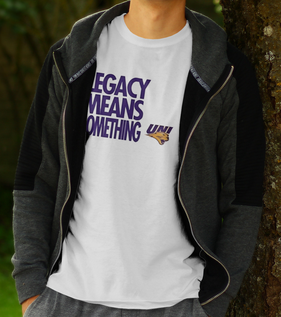 UNI Panthers Basketball Legacy Means Something T-Shirt