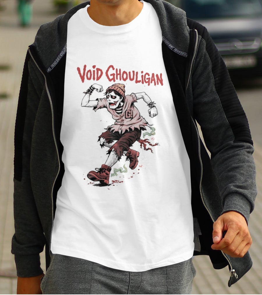Void Ghouligan Zombie Halloween Character Running T-Shirt