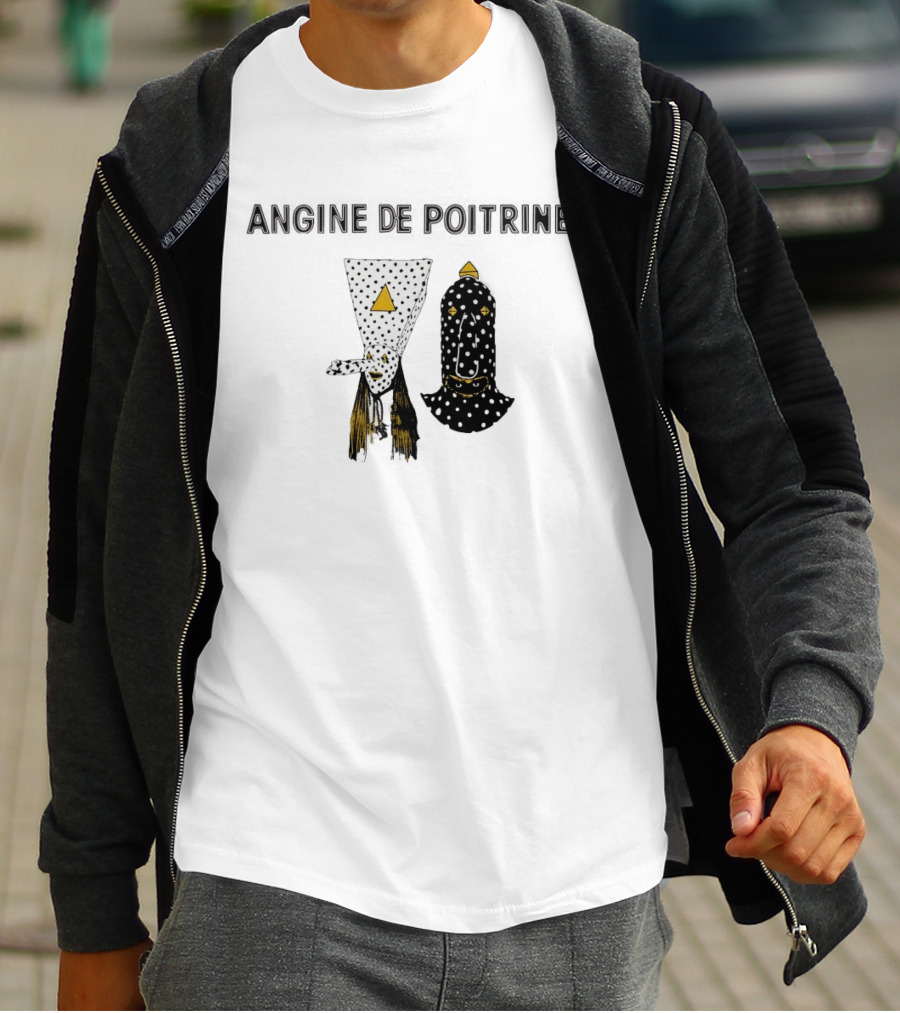 Angine De Poitrine Triangle And Polka Dot T-Shirt