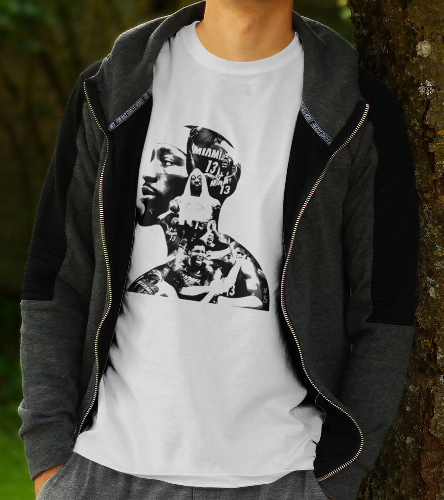 Miami 13 Bam Adebayo Basketball 83 Points T-Shirt