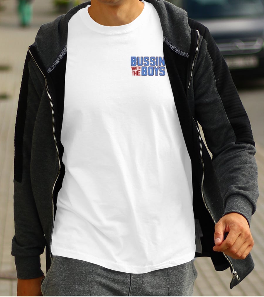 Bussin With The Boys Nashville Football Fans T-Shirt