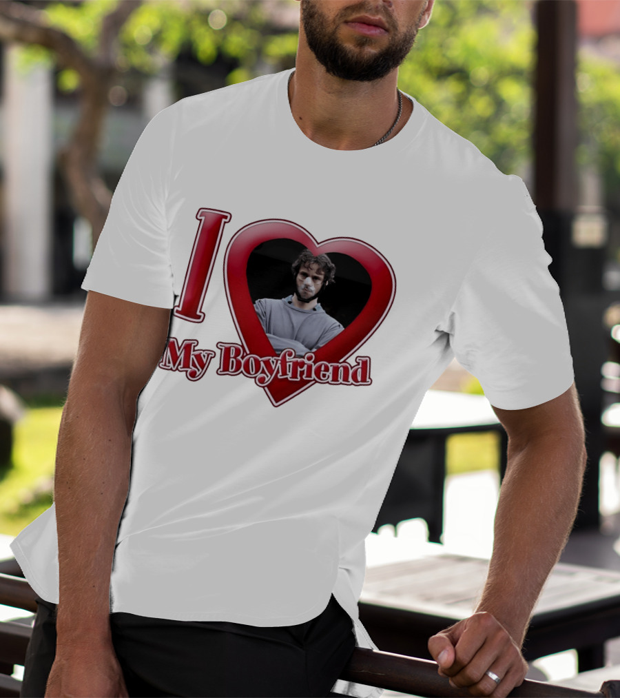 I Love My Boyfriend Will Graham Heart Image T-Shirt