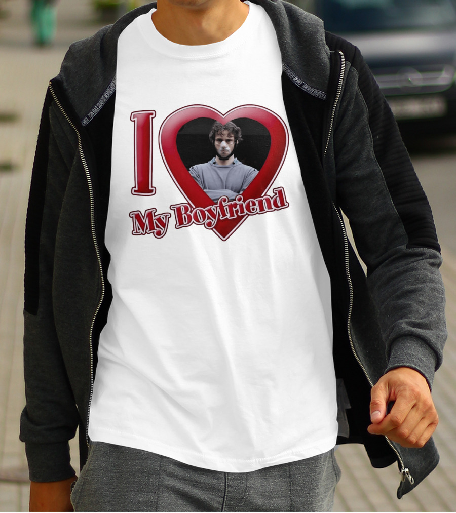I Love My Boyfriend Will Graham Heart Image T-Shirt