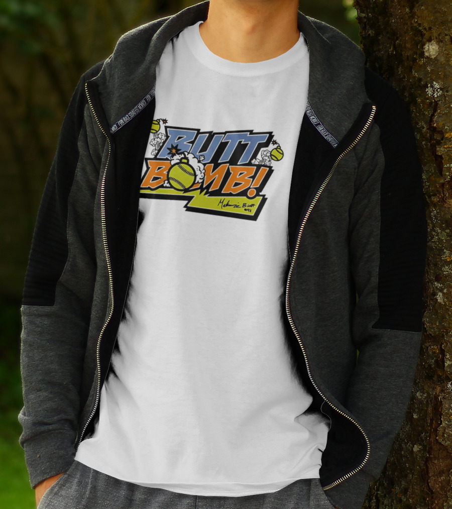 Butt Bomb Softball Explosion Melanie Butt Vols T-Shirt