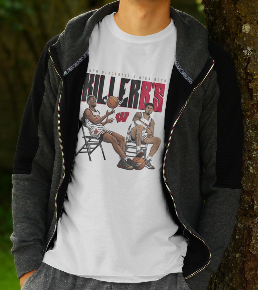 John Blackwell Nick Boyd Wisconsin Killer B's Basketball Duo T-Shirt