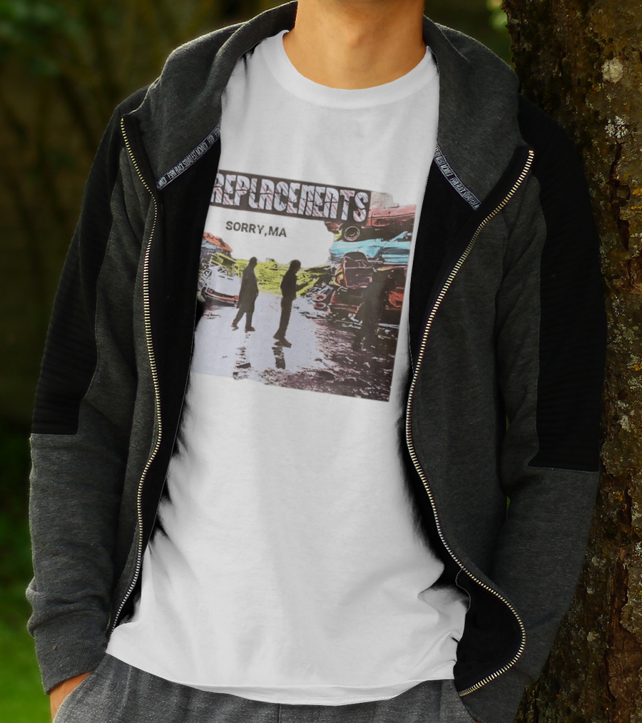 Replacements Sorry Ma Forgot To Take Out The Trash Album Cover Rustic Junkyard Scene T-Shirt