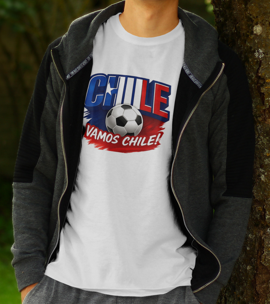 Chile Vamos Chile Soccer Enthusiast Spirit T-Shirt