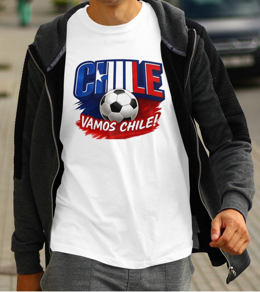 Chile Vamos Chile Soccer Enthusiast Spirit T-Shirt