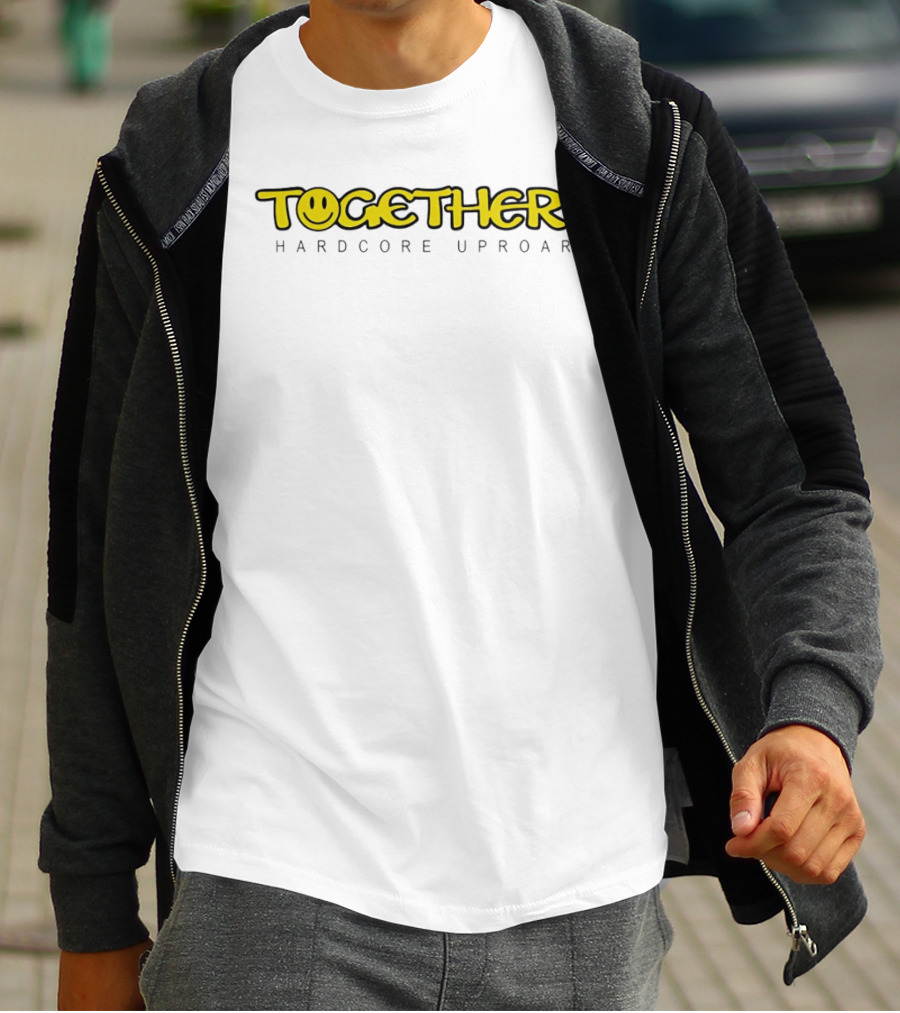 TOGETHER Hardcore Uproar Smiley Face T-Shirt