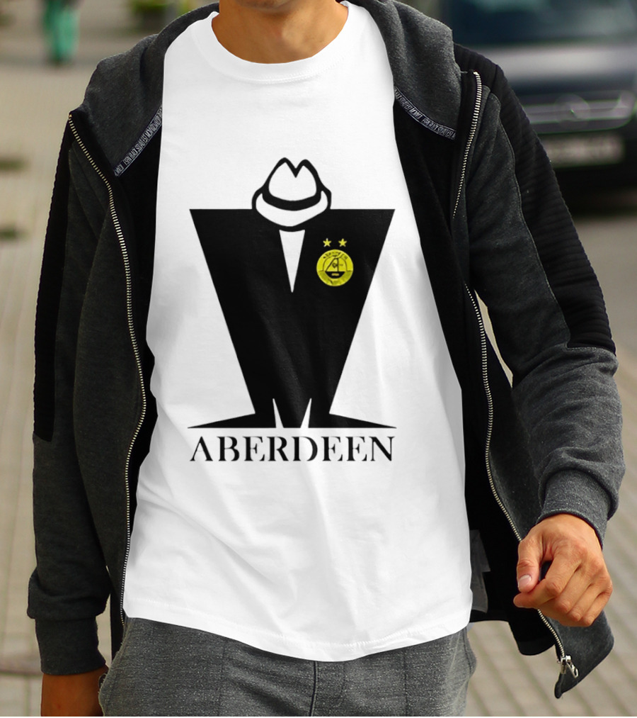 Nutty M Aberdeen FC Football Badge Fedora T-Shirt