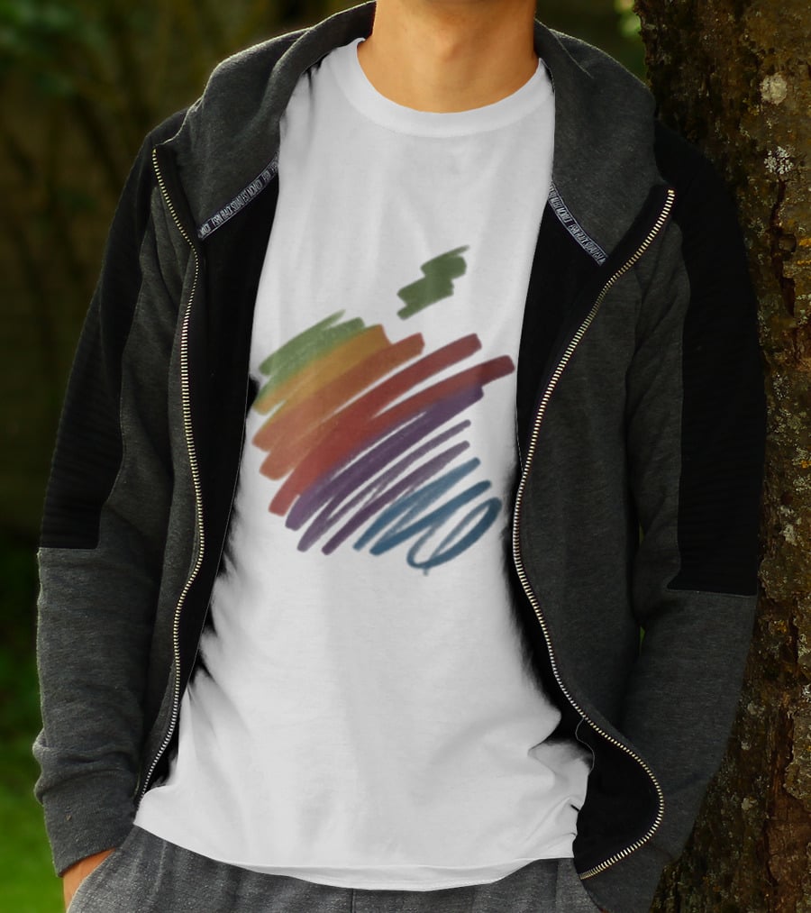 Apple 50th Anniversary Rainbow Logo Classic Multicolor 2026 T-Shirt