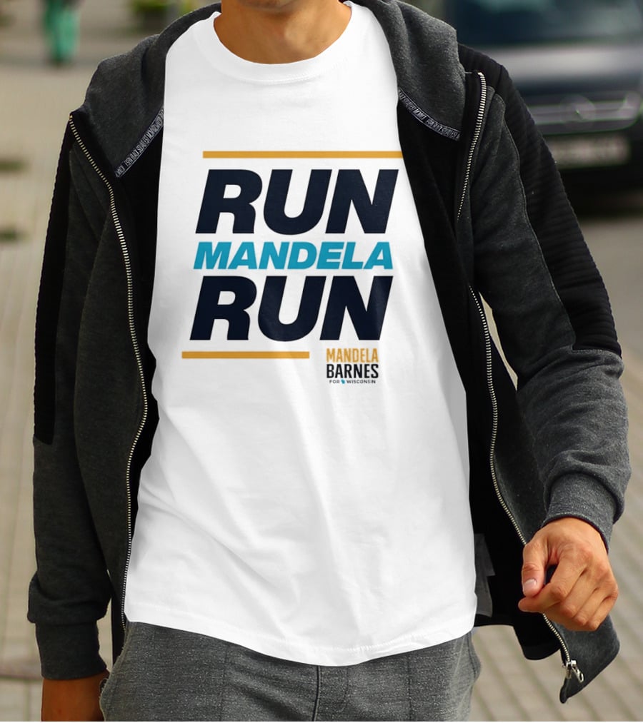 Run Mandela Run Mandela Barnes For Senate T-Shirt
