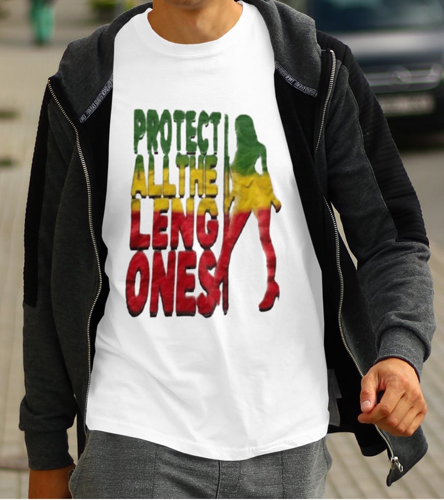 Protect All The Leng Ones Rasta T-Shirt