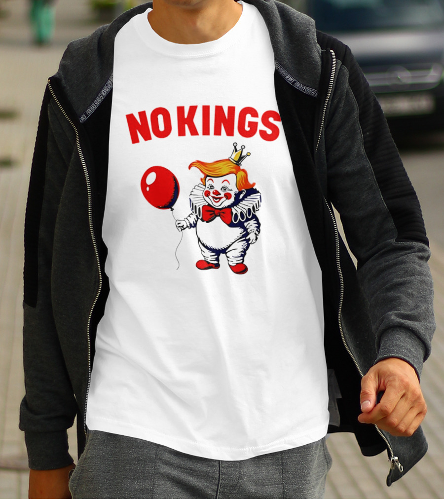 NOKINGS Trump Clown Red Balloon Crown T-Shirt