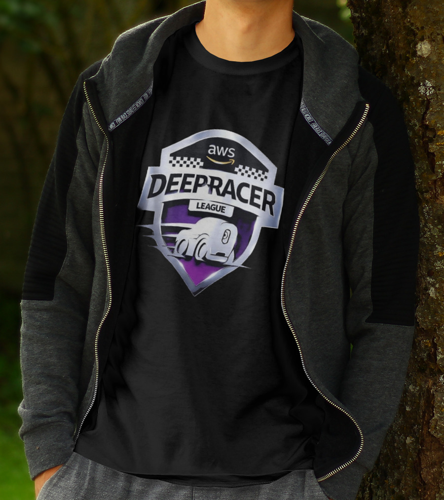AWS DeepRacer League Shield Emblem Racing Championship T-Shirt