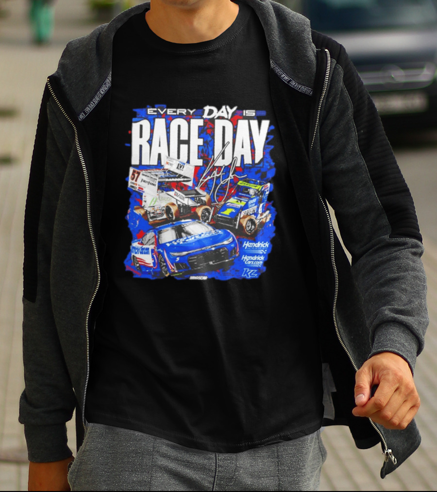 Hendrick Motorsports Every Day Is Race Day NASCAR Car Fans T-Shirt
