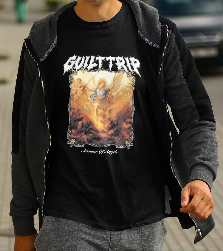 Guilt Trip Armour Of Angels Album Bundle Cover Archangel T-Shirt