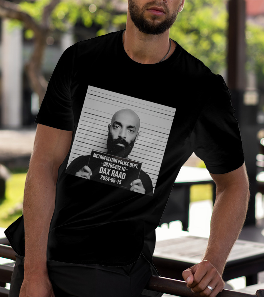 Metropolitan Police Dept Dax Raad 9876543210 Shot 2024 05 15 T-Shirt