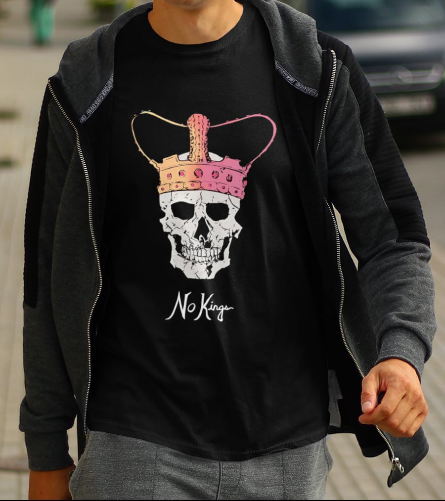 Skull No Kings Horror Crown T-Shirt