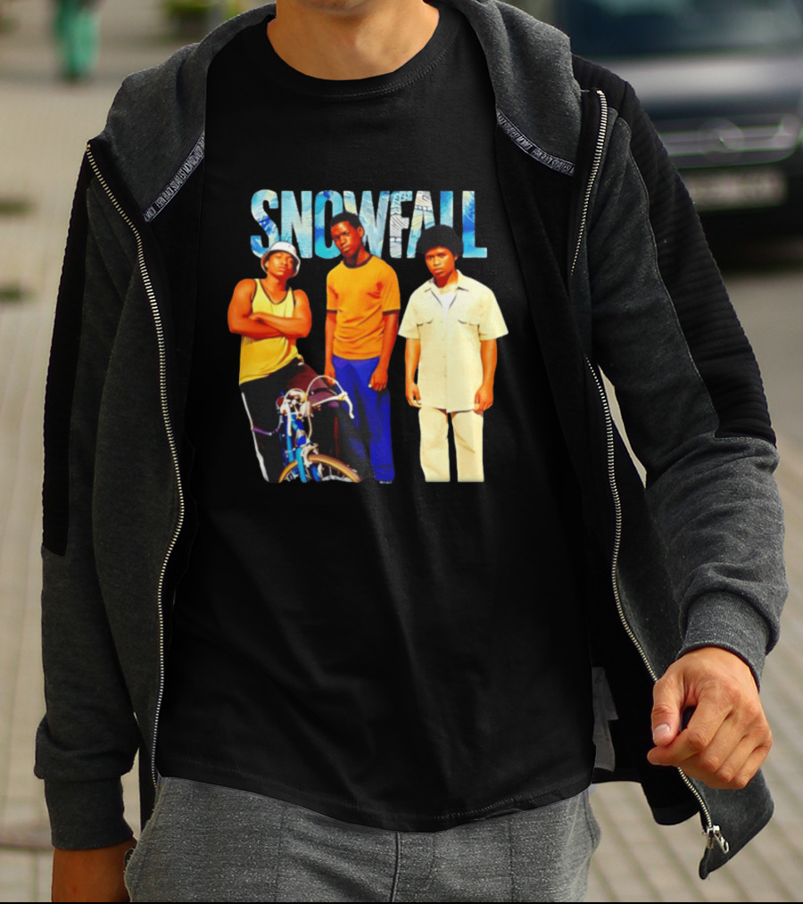 Snowfall 2017 TV Series Damson Idris Carter Hudson Gail Bean Actors T-Shirt